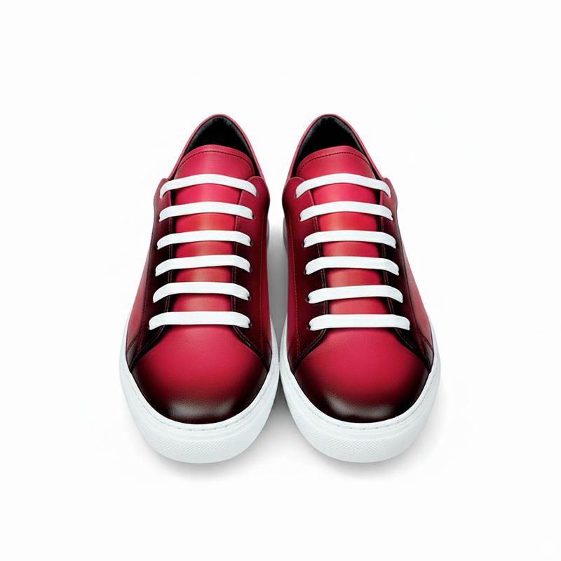 Sneakers in pelle patinata Noreve
