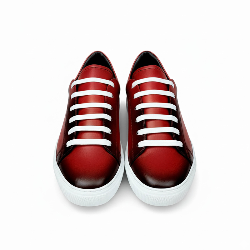 Sneakers en cuir patiné Noreve