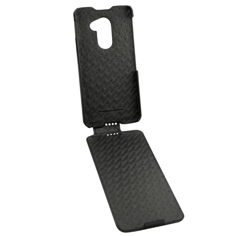 Custodia in pelle Blackberry DTEK60 - Noir ( Nappa - Black ) 