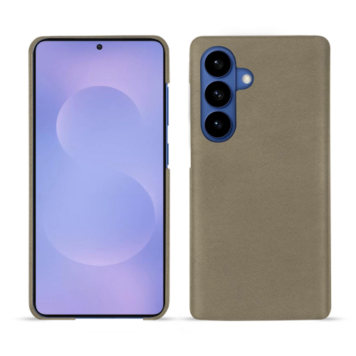 Coque arrière Samsung Galaxy S26 | Protection cuir premium NoreveDarboun sabla ( Pantone #BCB1A1 )