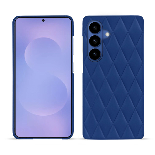 Rückseite Samsung Galaxy S26 | Premium-Lederhülle von NoreveBleu océan - Couture ( Nappa - Pantone #15458a) 