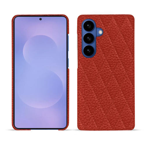 三星Galaxy S26后盖 | Noreve高端皮革保护套Papaye - Couture ( Pantone #b54317 ) 