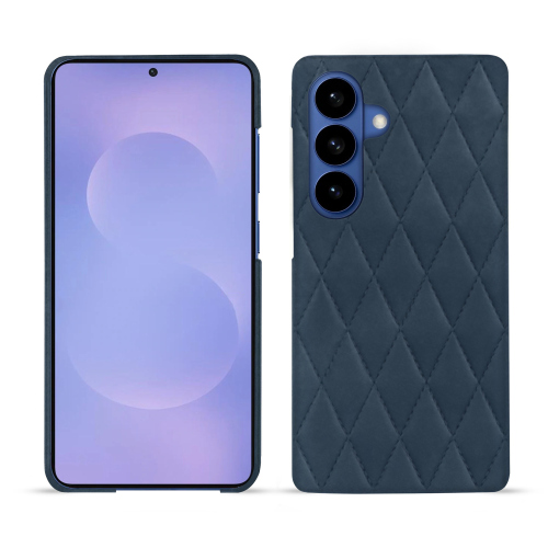 Rückseite Samsung Galaxy S26 | Premium-Lederhülle von NoreveJean vintage - Couture ( Pantone #2f414f  ) 