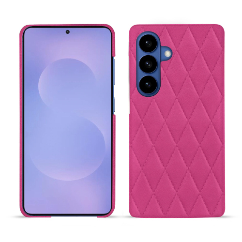 Capa traseira Samsung Galaxy S26 | Proteção em couro premium NoreveRose BB - Couture ( Pantone #DB599F )