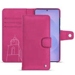 Funda de piel para cartera Samsung Galaxy S26 - Bleu ciel ( Nappa - Pantone #abcae9 ) 