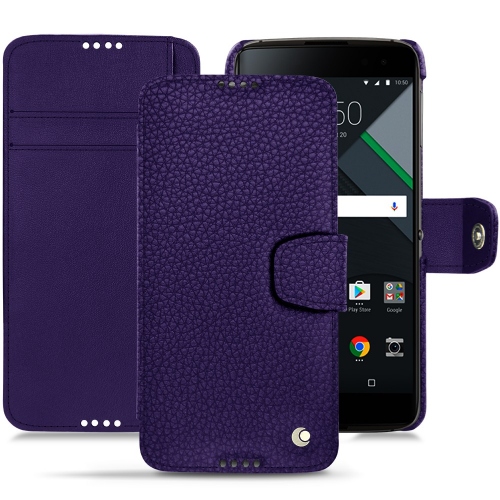 Capa em pele Blackberry DTEK60Cobalt ( Pantone #2b253f ) 