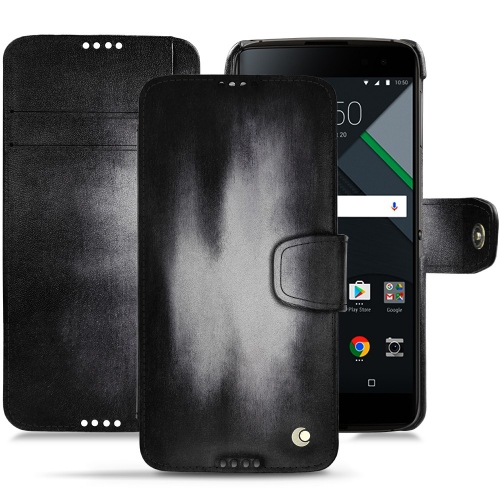 Lederschutzhülle Blackberry DTEK60Gris Patine