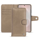 Funda de piel para cartera Samsung Galaxy S26 Edge - Taupe vintage ( Pantone #bda790 ) 