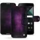 硬质真皮保护套 Blackberry DTEK60 - Violet Patine