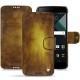 Housse cuir Blackberry DTEK60 - Doré Patine