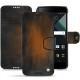 Custodia in pelle Blackberry DTEK60 - Marron Patine