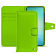 Capa de couro para carteira Samsung Galaxy S26 Edge - Vert fluo ( Pantone #00ab5f ) 