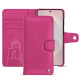 Capa de couro para carteira Samsung Galaxy S26 Edge - Rose BB ( Pantone #DB599F )