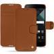 Blackberry DTEK60 leather case - Marron ( Nappa - Pantone 1615C ) 