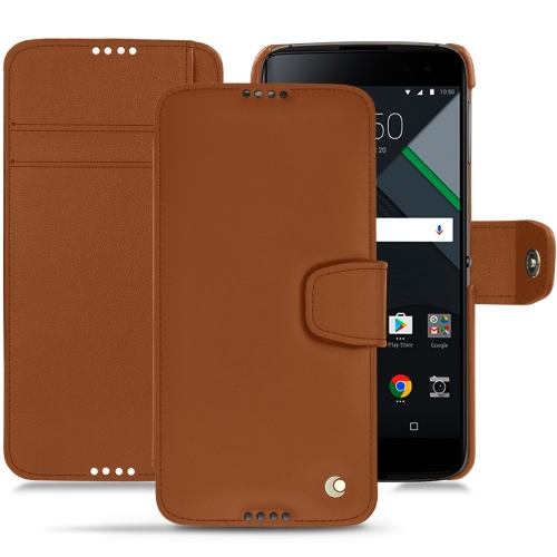 Blackberry DTEK60 leather caseMarron ( Nappa - Pantone #8B4720 ) 