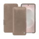 Housse cuir Samsung Galaxy S26 Edge - Taupe vintage ( Pantone #bda790 ) 