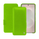 Capa em pele Samsung Galaxy S26 Edge - Vert fluo ( Pantone #00ab5f ) 