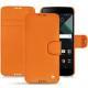 Capa em pele Blackberry DTEK60 - Orange fluo