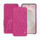 Funda de piel Samsung Galaxy S26 Edge - Rose BB - Couture ( Pantone #DB599F )