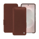 Funda de piel Samsung Galaxy S26 Edge - Marron délicat ( Pantone #95614d) 