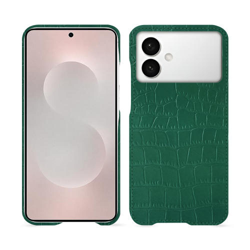 Cover posteriore Samsung Galaxy S26+ | Protezione Premium NoreveCrocodile pino ( Pantone #173F35 ) 