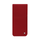 Capa em pele Samsung Galaxy S26 Edge - Rouge ( Nappa - Pantone #d50032 ) 