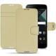 Housse cuir Blackberry DTEK60 - Beige PU