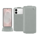 Custodia in pelle Samsung Galaxy S26 Edge - Gris ( Nappa - Pantone #c1c6c8 ) 