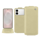 Lederschutzhülle Samsung Galaxy S26 Edge - Beige ( Nappa - Pantone #ceb888 ) 