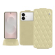 硬质真皮保护套 Samsung Galaxy S26 Edge - Beige - Couture ( Nappa - Pantone #ceb888 ) 