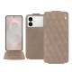 Custodia in pelle Samsung Galaxy S26 Edge - Taupe vintage - Couture ( Pantone #591d16 ) 