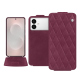 Capa em pele Samsung Galaxy S26 Edge - Prune vintage - Couture ( Pantone #612434 ) 