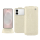 Custodia in pelle Samsung Galaxy S26 Edge - Crocodile milk ( Pantone #d6d2c4 ) 