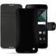 Blackberry DTEK60 leather case - Onyx ( Bologna Hi Gloss - Black ) 