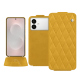 Custodia in pelle Samsung Galaxy S26 Edge - Jaune soulèu - Couture ( Pantone #F3B934 )