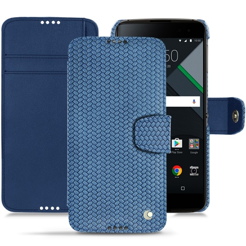 Custodia in pelle Blackberry DTEK60Abaca ishia ( Pantone #395775 ) 