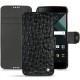Custodia in pelle Blackberry DTEK60 - Autruche nero