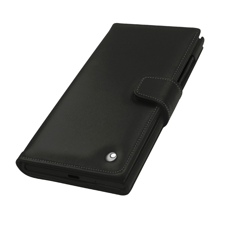 Étui portefeuille cuir Samsung Galaxy S26 Edge