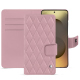 Funda de piel para cartera Samsung Galaxy S26 Ultra - Rose - Couture ( Nappa - Pantone #efbae1 ) 