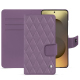 Funda de piel para cartera Samsung Galaxy S26 Ultra - Lilas - Couture ( Nappa - Pantone #b9a3e3 ) 