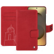 Capa de couro para carteira Samsung Galaxy S26 Ultra - Rouge troupelenc ( Pantone #AB191A )
