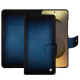 Samsung Galaxy S26 Ultra leather wallet case - Bleu Patine
