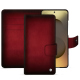 Samsung Galaxy S26 Ultra leather wallet case - Rouge Patine