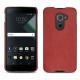 Blackberry DTEK60 leather case - Cerise vintage ( Pantone 185C ) 