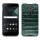 Blackberry DTEK60 leather case - Crocodile pino