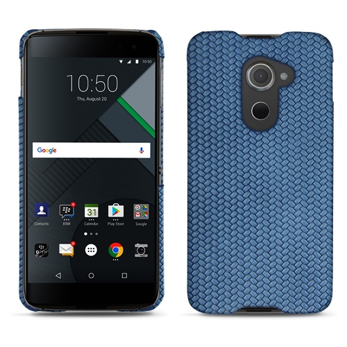 Capa em pele Blackberry DTEK60Abaca ishia ( Pantone #395775 ) 