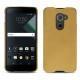 Custodia in pelle Blackberry DTEK60 - Or Maïa ( Bologna Hi Gloss Metallic - Pantone 871C ) 