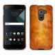 Blackberry DTEK60 leather case - Orange Patine