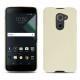 Lederschutzhülle Blackberry DTEK60 - Blanc escumo