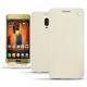 Huawei Mate 9 Pro leather case - Ivoire ( Sleek P C12 - White ) 